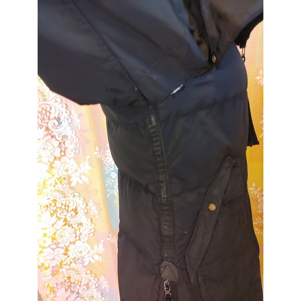 Parajumpers Masterpiece Series Womens Parka Hooded Coat Size M‎ Black Vintage - Picture 14 of 16